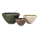 IMAX 17008-3 Fatio Low Planter (Set of 3)