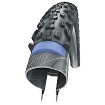 Schwalbe Marathon Plus MTB Tire - 26" x 2.10", Wire Bead, Black/Black w/Reflective Strip
