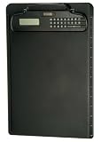 Officemate Clipboard with Calculator, Black (83336)