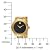 Movado Women's 604984 Amorosa Gold-Plated Diamond Accented Bangle Bracelet Watch by Movado