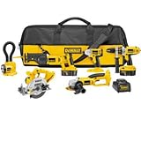  : DEWALT DC6KTGA 18-Volt Ni-Cad Cordless 6-Tool Combo Kit