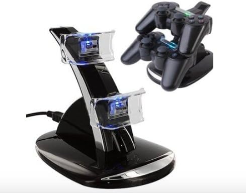 mondpalast Dual Docking Station Base Charging Dock Cradle Stand Holder for Sony Playstation 4 dualshock 4 PS4 ps4 wireless controller gamepad joypad
