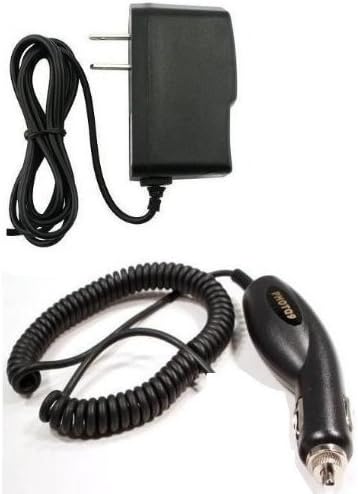 Car Kit Vehicle Charger + Home Wall Travel Battery Charger for ATT Pantech Ease P2020 - Pantech Laser P9050 - Nice Cell Phone - Premium Combo Pack - BestCellBuy Brand