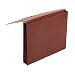 Premium Reinforced 1in Expansion Wallets, Red Fiber, Letter, Red Image