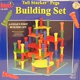 Tall Stacker Pegs Building Set