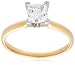 14k Yellow Gold Princess Cut Solitaire Diamond Engagement Ring (1 ct, H-I Color, SI2-I1 Clarity)