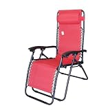 Relax Sonnenliege Liegestuhl Relaxliege – Rot