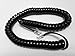 The VoIP Lounge 9 Ft Black Handset Receiver Curly Cord for Inter-Tel/Mitel Axxess 8600 Series IP Phone 8622 8662 8600 8620