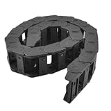 uxcell　ドラッグチェーン　ケーブル　キャリア　両サイド　1.06M　25 x 50mm