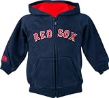 Boston Red Sox Infant Zipfront Hooded Sweatshirt - 18 months