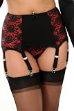 What Katie Did Red and Black Lulu Suspender Belt