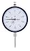 Mitutoyo 3416S Dial Indicator, #4-48 UNF Thread, 0.375" Stem Dia., Lug Back, White Dial, 0-100 Reading, 3.071" Dial Dia., 0-1" Range, 0.001" Graduation, +/-0.002" Accuracy