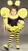 Kids Halloween Costume Cute Bumble Bee Outfit Dress S Girls Small (3-4 years)