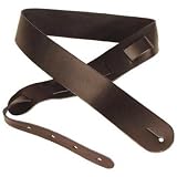 Zoom Produkt-Bild: Catfish Gitarrengurt - echtes Leder / schwarz / 5cm breit / verstellbar