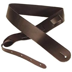 Catfish Gitarrengurt - echtes Leder / schwarz / 5cm breit / verstellbar