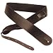 Catfish Gitarrengurt - echtes Leder / schwarz / 5cm breit / verstellbar