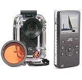JVC Picsio GC-FM1 HD Camcorder with Ikelite Compact Underwater Video Housing