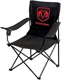 On The Edge Marketing OTE-810030 Ram Head Black Folding Chair