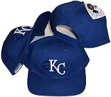 Kansas City Royals Script Plastic Snapback Adjustable Plastic Snap Back Hat / Cap