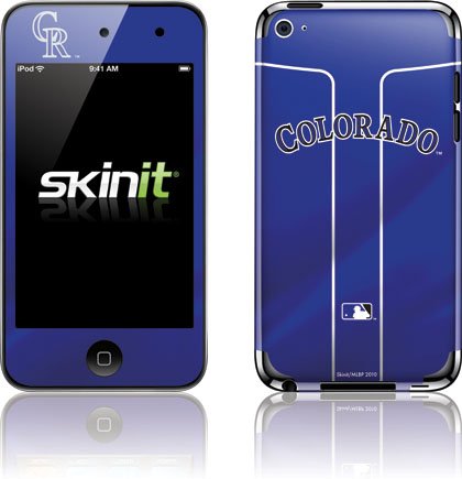 Skinit Colorado Rockies Alternate/Away Jersey Vinyl Skin for iPod Touch (4th Gen)