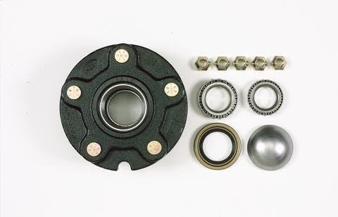 Complete Trailer Agricultrual Idler Hub Assembly with Bearings, Seals, Cap and Wheel Nuts