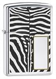 Zippo Zebra Print Lighter Modern Design