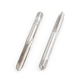 uxcell ネジ用メトリックプラグタップ　　メタル　グレー　 5mmネジ径　2個入り