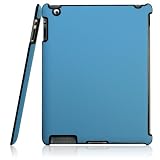 【全5色】iPAd 2 ケース　カバー　プラスチックケース　ブルー　Plastic Case for iPad 2 保護フィルム付（1302-3）
