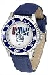 Connecticut Huskies - UConn Suntime Competitor Poly/Leather Band Watch - NCAA College Athletics