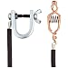 Justrite 08505 3' Long Insulated Ground Wire With ''C'' Clamp And Clip