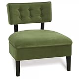 Avenue Six Curves Button Back Chair