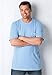 Kingsize Men's Big & Tall Lightweight Crewneck Cotton Tee Shirt With Pocket