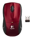Logitech V450 Nano Cordless Laser Mouse for Notebooks - RED