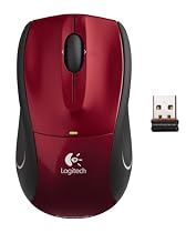 Logitech V450 Nano Cordless Laser Mouse for Notebooks - RED