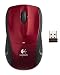 Logitech V450 Nano Cordless Laser Mouse for Notebooks - RED