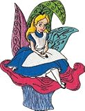 : Disney Alice in Wonderland - Alice on Shroom Patch