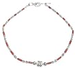 Gemstone Necklaces Silver Coral Jewelry 18 inches