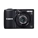 Canon PowerShot A1300 Digital Camera - Black (16.0 MP, 5x Optical Zoom) 2.7 inch LCD