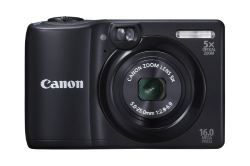  Canon POWERSHOT A1300 Fotocamera Compatta Digitale 16MP, colore: Nero