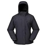 COX SWAIN Damen 2-Lagen Outdoor 2 in 1 Funktionsjacke Pure blk zipper - 5.000mm Wassersäule