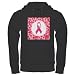 Artsmith, Inc. Hoodie (Dark) Cancer Pink Ribbon Flower