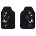 Carpet Floor Front Mats - Monarch Butterfly