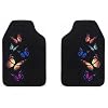 Carpet Floor Front Mats - Monarch Butterfly