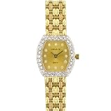 Geneve Diamond Watch Solid 14k Gold & Diamond Cocktail Watch
