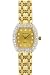 Gold  &  Diamond Watch - Solid 14k Women's Geneve Cocktail Watch with Diamond Bezel Tonneau Style