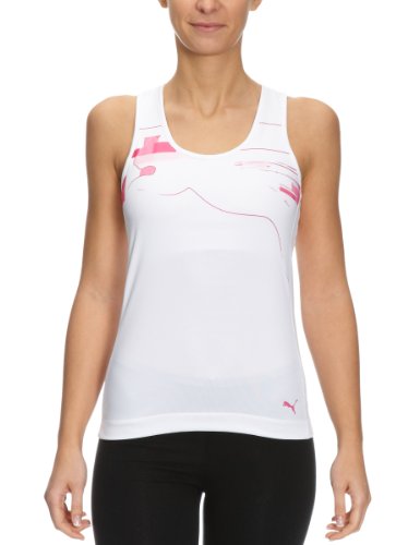 PUMA Damen Tank Top Essential Graphic, white, XS, 507631 02 Preisvergleich
