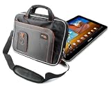 Custom Fit Portable Tablet Case With Accessory Storage For Samsung Galaxy Tab 10.1 P7500 By DURAGADGET