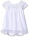 Amy Byer Girls' Big Cap Sleeve Crochet Yoke Hankerchief Hem Top
