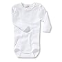 Sanetta  320700 - Body langarm, Basic Collection, Organic Cotton weiss