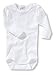 Sanetta  320700 - Body langarm, Basic Collection, Organic Cotton weiss